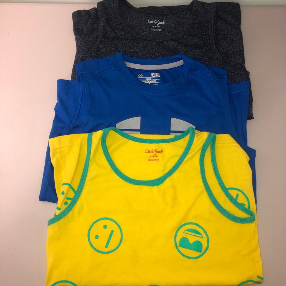 Boys Sleeveless Shirts 8-10